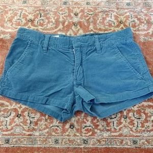 Blue Corduroy Hurley shorts